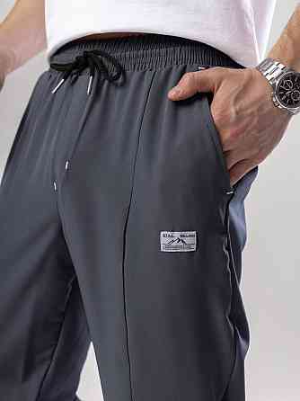 Чоловічі повсякденні джогери. Темно-сірі джогери літні з кишенями Pobedov Savaya Київ