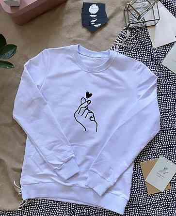 Женская толстовка-свитшот с принтом LIKE Черновцы