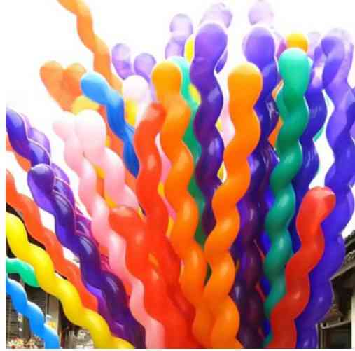 Кульки Спіраль набір 50 штук 40 дюймів різнобарвний Київ