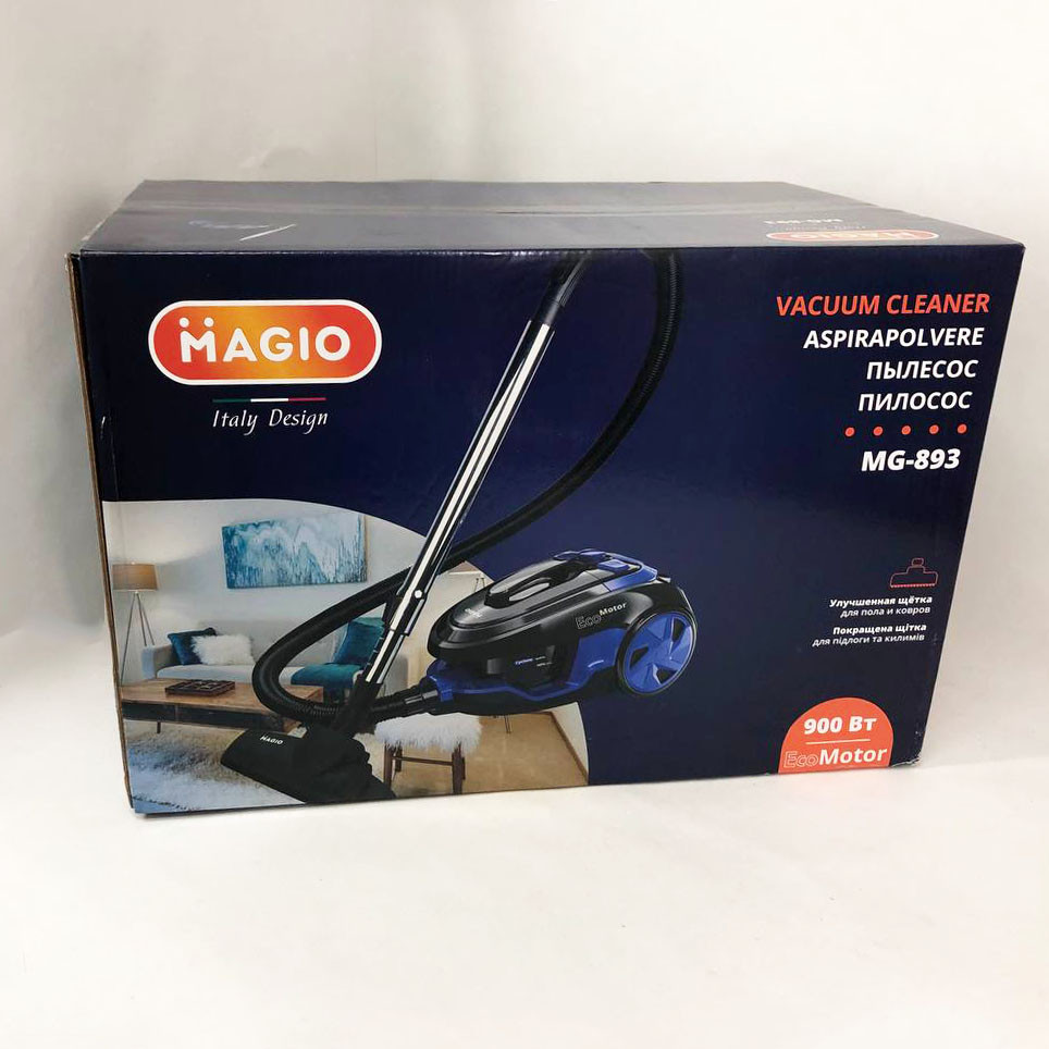 Пилосос без мішка Magio MG-893 900 Вт, Ручний пилосос без мішка, Циклонний контейнерний пилосос KX-78 Львів - фото 1