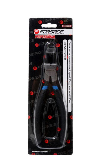 Знімач стопорних кілець гнутий на стиск (90 °, L-230мм) Forsage F-609230HB Одеса - фото 2