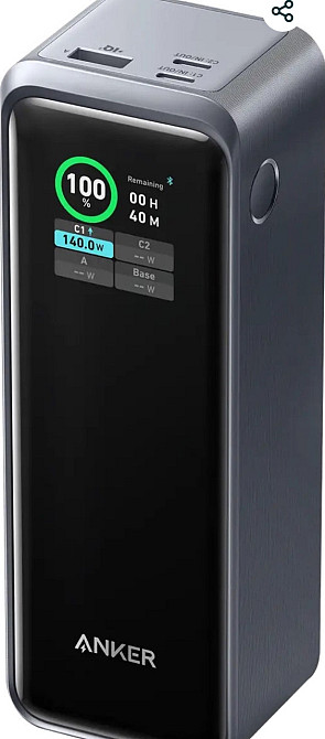 Anker Prime 27650mAh 250w, мощный павербанк анкер. Киев - изображение 1