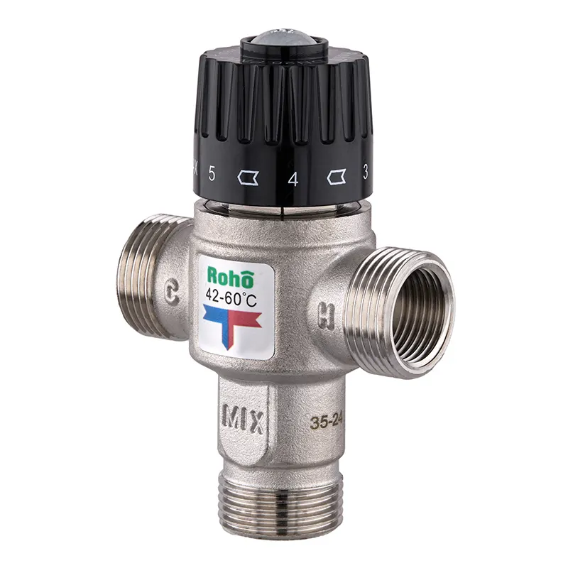 Клапан змішувальний Roho R1208-075 - 3/4" ЗР термостатичний (42-60*C) (RO1023) Київ - фото 1
