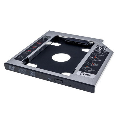 Фрейм-переходник Grand-X HDD 2,5'' SATA2/SATA3 Slim 9,5mm (HDC-24С) Винница - изображение 1