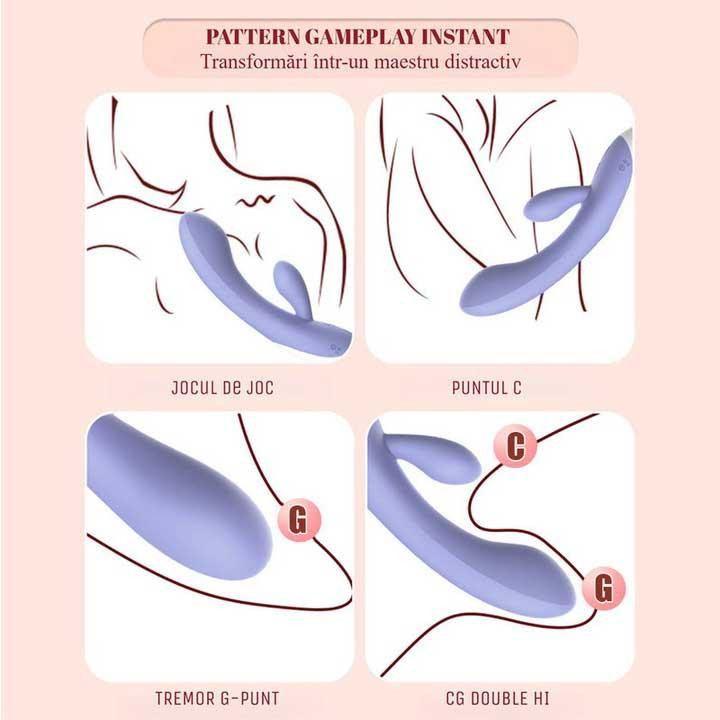 Вибратор кролик Mr. Rabbit 12 режимов розовый Винница - изображение 6