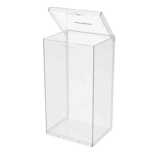 Ящик EKOSTAR с замком для пожертвований и сбора денег 250x200x460. Объем 23 литров Киев