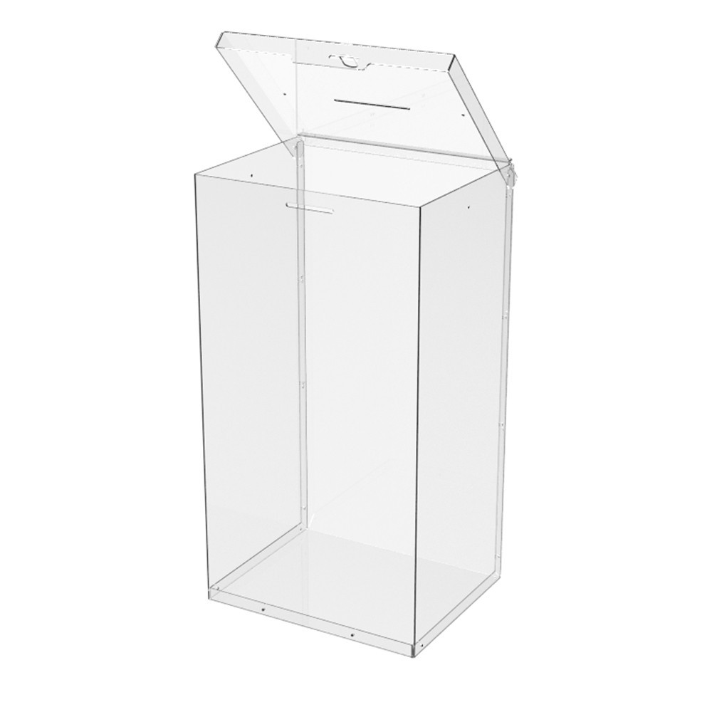 Ящик EKOSTAR с замком для пожертвований и сбора денег 250x200x460. Объем 23 литров Киев - изображение 5