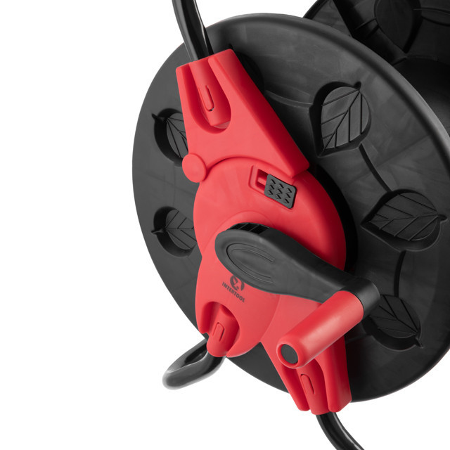 Котушка для шланга 1/2", 60 м, матеріали: PP, ABS, сталь INTERTOOL GE-3004 Київ - фото 8