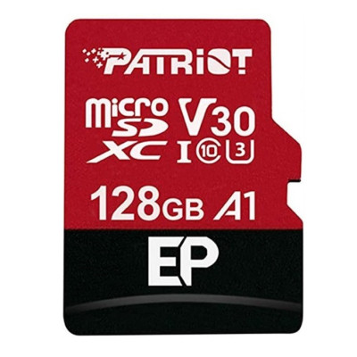 Карта памяти Patriot 128GB microSDXC class 10 UHS-I/U3 EP A1 (PEF128GEP31MCX) Винница - изображение 1
