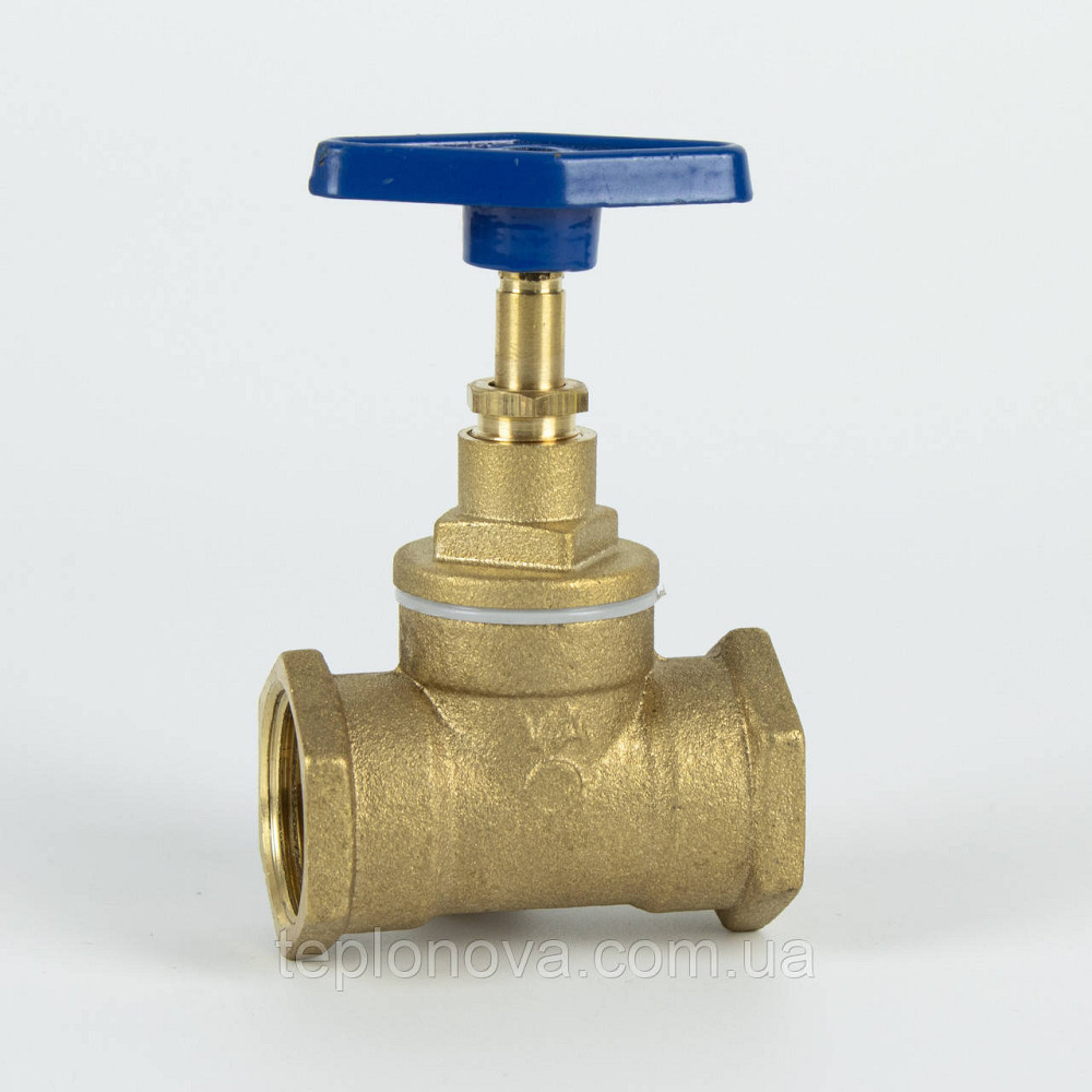Кран ХВ вентильный прямой латунный 3/4″ВР х 3/4″ВР литейный Б1112А VA Черновцы - изображение 1