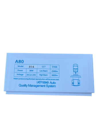 Светодиодные Bi-LED лампы H4 с линзой (6000K) Харьков