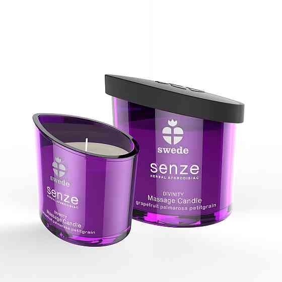 Масажна свічка - Swede Senze Divinity Grapefruit Palmarosa Petitgrain, 50 мл Sex Aura Київ