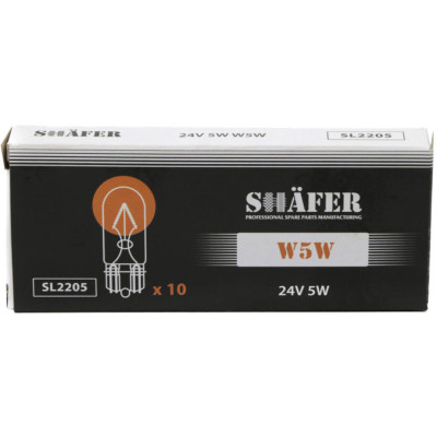 Автолампа SHAFER 24V5WW5W (SL2205) Винница - изображение 2