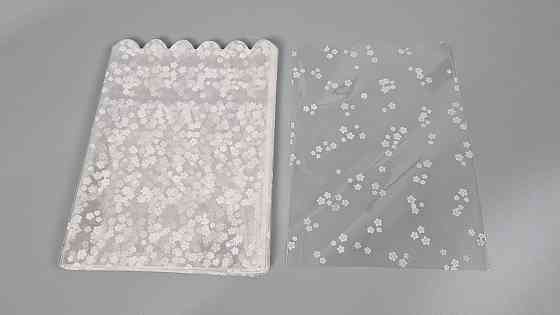 Пакет з малюнком для пакування подарунків (20*30) No382 (11) (ажурний) "Незабудка" (100 шт.) Харків