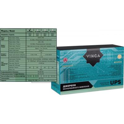 Источник бесперебойного питания Vinga LED 600VA metal case with USB+RJ11 (VPE-600MU) Винница - изображение 7