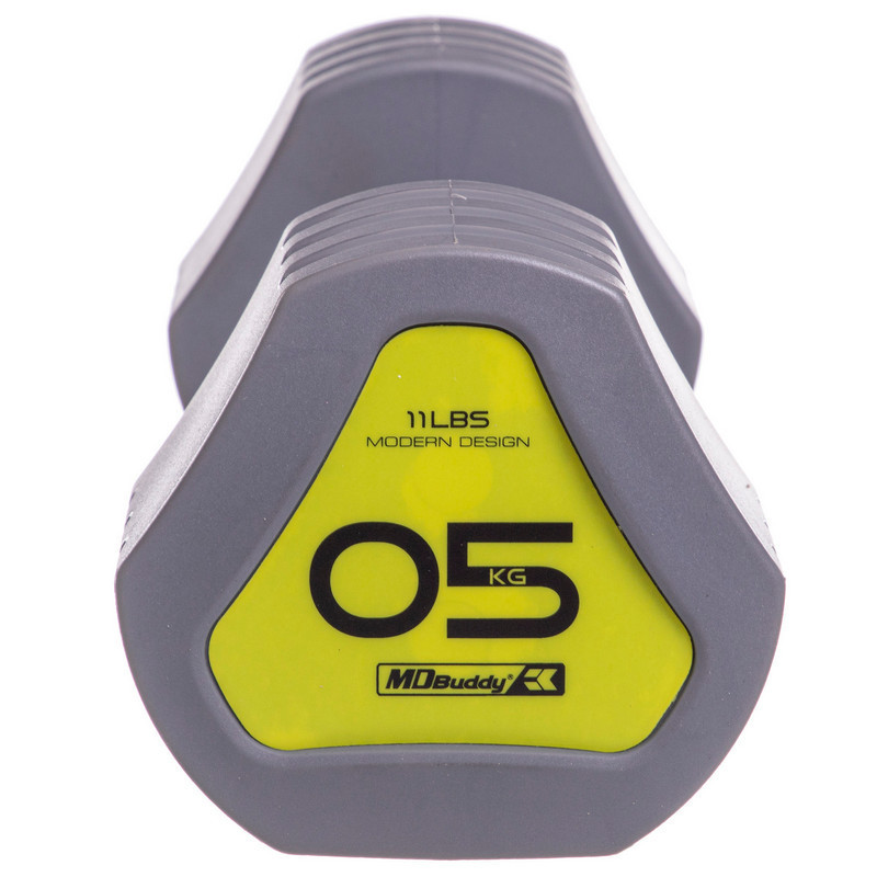 Гантель 5 кг покрытие TPU Zelart-2678-5 Киев - изображение 4