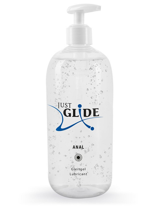 Анальный лубрикант Just Glide 500 мл на водной основе Sex Aura Киев - изображение 1
