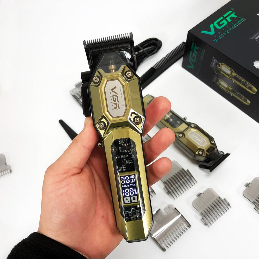 Машинка для стрижки волосся електрична VGR, Машинка для стрижки волосся з акумулятором ID-23 Львів - фото 11