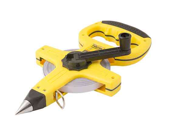 Рулетка геодезична MASTERTOOL 30 м×13 мм сталеве полотно 67-3013 Коломия