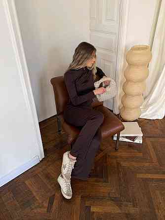 Жіночий комплект-трійка спорт Шоколад, 48/52 Харків