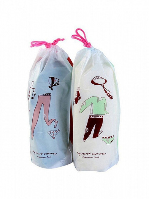 Пара пакетов-органайзеров для пляжных мокрых вещей водонепромокаемых Винница - изображение 1