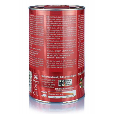Моторна олива Wolver Ultratec 5W-30 1л (4260360942587) Вінниця - фото 2