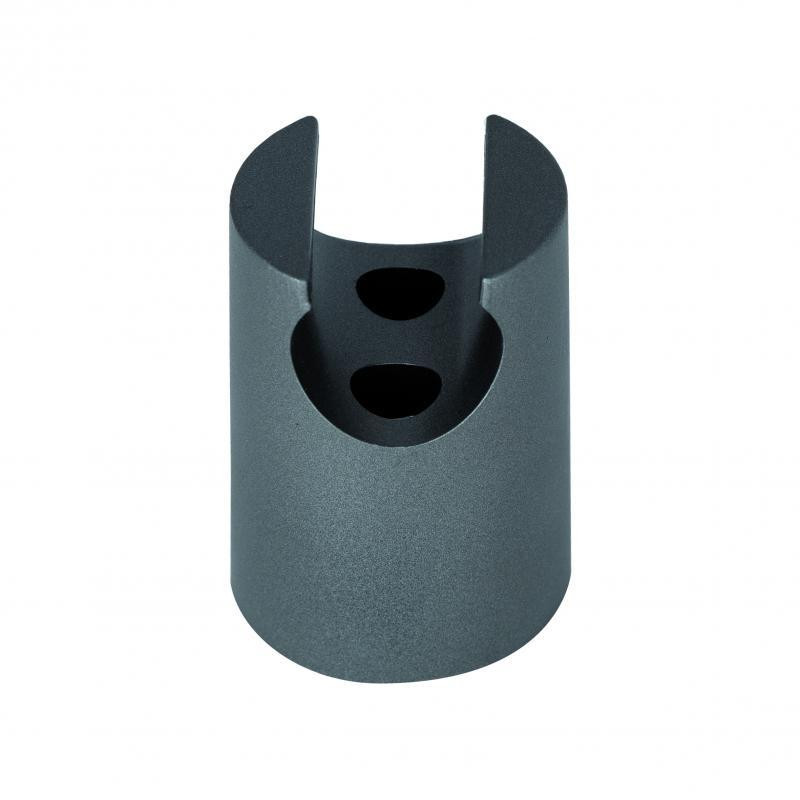 Держатель для ручного душа из пластика Qtap Spojeni круглый QT829910842854GRP Graphite Харьков - изображение 2