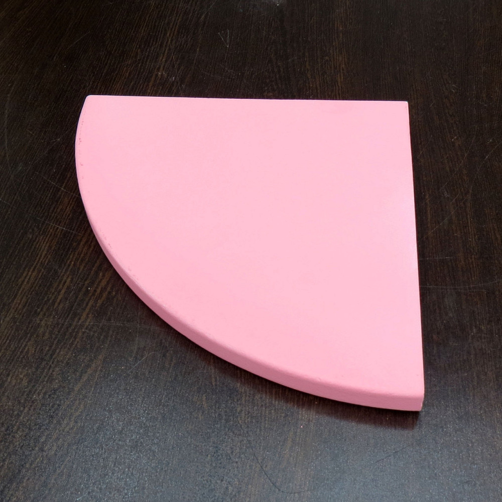 Угловая настенная полка 