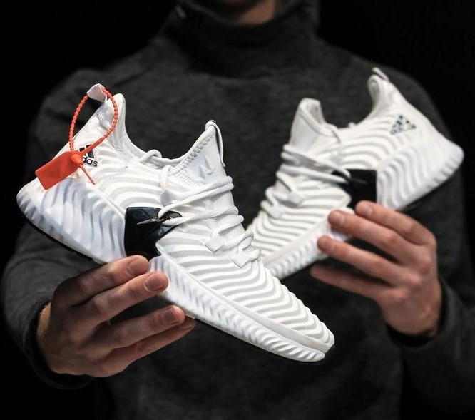 Кроссовки Adidas Alphabounce Белые Адидас Мужские (размеры: 40) Днепр - изображение 5