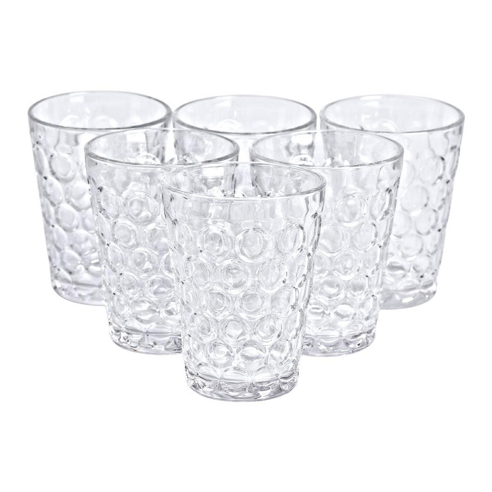 Набор стеклянных  стаканов 6 шт 400 мл для лимонадов, сока, воды, коктейлей HP-YH-9 Киев - изображение 1