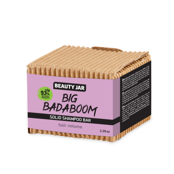 Твердий шампунь для об'єму волосся Big Badaboom Beauty Jar 65 г Вінниця