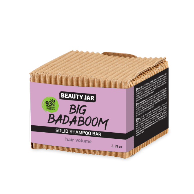 Твердий шампунь для об'єму волосся Big Badaboom Beauty Jar 65 г Вінниця - фото 1
