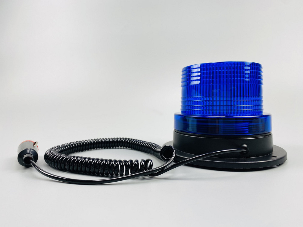 Миготливий маяк світлодіодний попереджувальний сигнал стробоскоп, що миготить, миготливе сигнальне світло синій Мукачево - фото 2