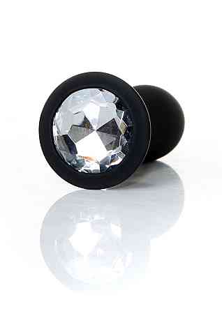 Анальная силиконовая пробка Jewellery Plug Clear - L Sex Aura Киев