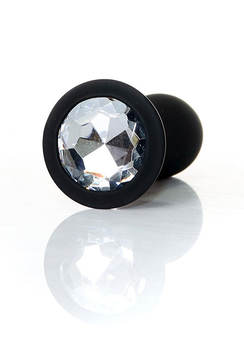 Анальная силиконовая пробка Jewellery Plug Clear - L Sex Aura Киев - изображение 6
