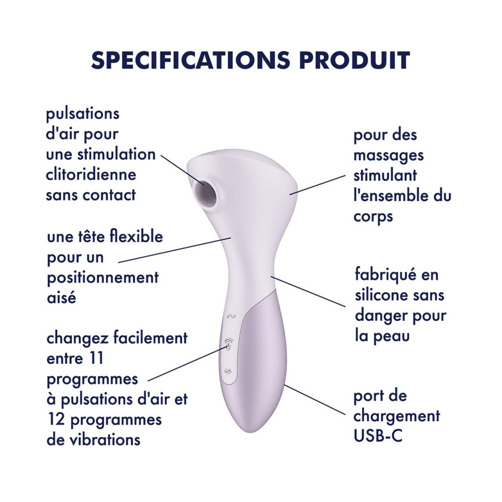 Вибромассажер Satisfyer Wand-erful с вакуумной клиторальной стимуляцией Sex Aura Киев - изображение 6