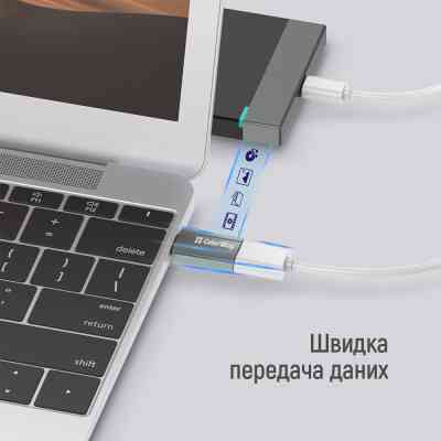 Переходник USB-A toUSB-C ColorWay (CW-AD-AC) Винница