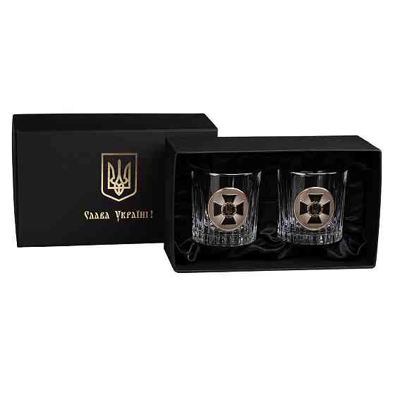 Набір келихів для віскі "Служба безпеки України"  Boss Crystal, 2 келиха Рівне