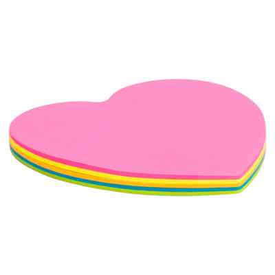 Бумага для заметок Axent с клейким слоем сердце 70х70мм, 50 листов (2443-01-A) Винница