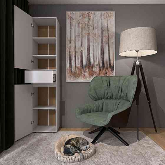 Пенал с выдвижным ящиком Эверест Лайт ПЛ-1 Нимфея Альба (DTM-4664) Днепр