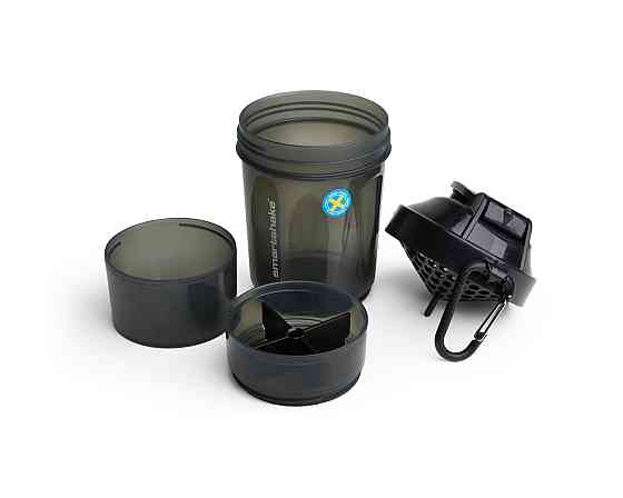 Шейкер спортивный для воды и спортивного питания SmartShake Original2GO 600ml Black Киев
