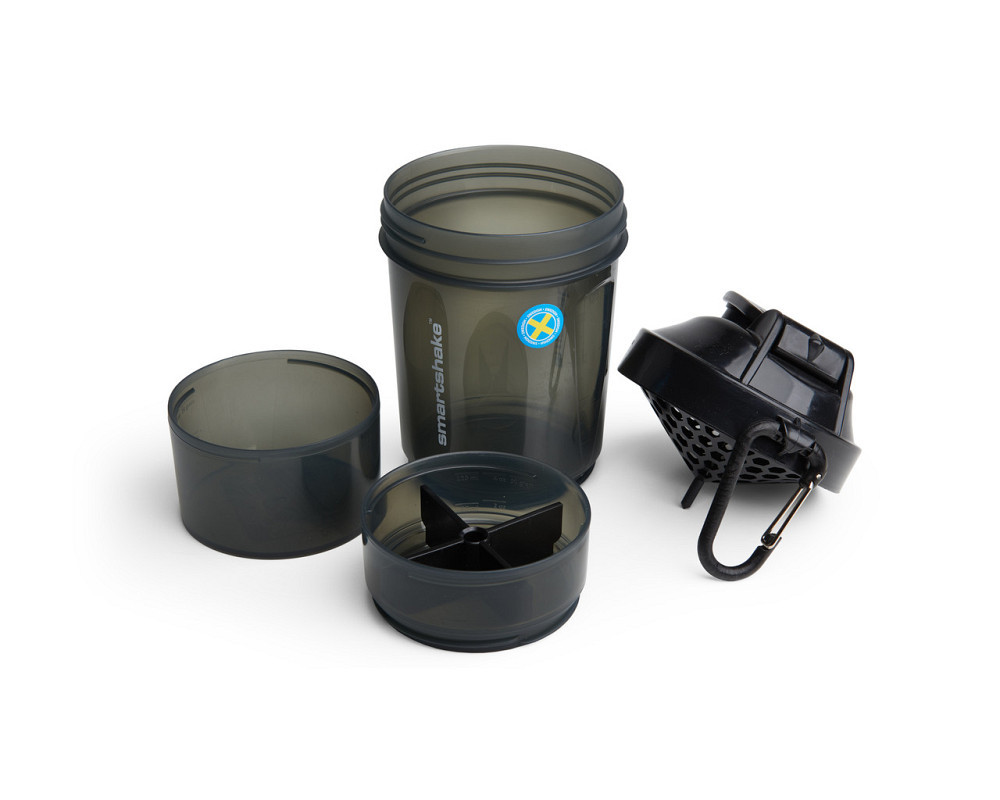 Шейкер спортивный для воды и спортивного питания SmartShake Original2GO 600ml Black Киев - изображение 5
