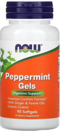 М'ята перцева Now Foods Peppermint Gels 90 гел капс Київ