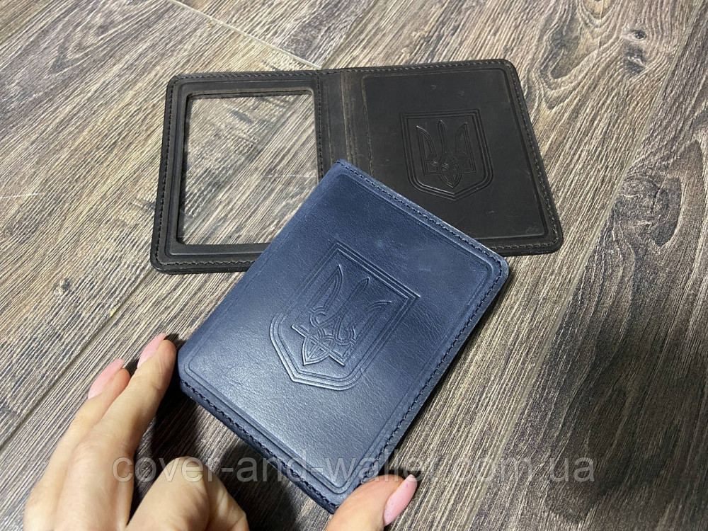 Обкладинка для пенсійного посвідчення та авто документів з гербом України Київ - фото 2