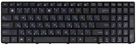 Клавиатура для ноутбука Asus (K50, K60, K70) Black, (Black Frame) RU Вінниця