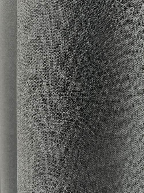Комплект готових штор VR-Textil Шеніл однотонний № 1592ш Сірий 150х270 см 2 шт (33-0557) Київ - фото 15