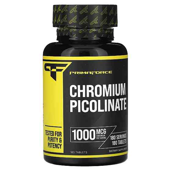 Хром пиколинат Primaforce Chromium Picolinate, 1,000 mcg, 180 Tablets Луцк