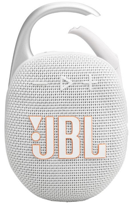 Портативна акустика JBL Clip 5 White (JBLCLIP5WHT) (6980790) Київ - фото 1