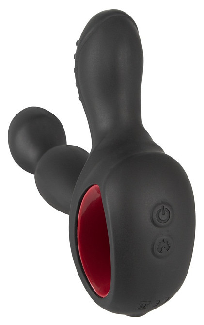 Вибростимулятор простаты с ротацией и подогревом You2Toys Silicone Prostate Plug, черный Sex Aura Киев - изображение 6