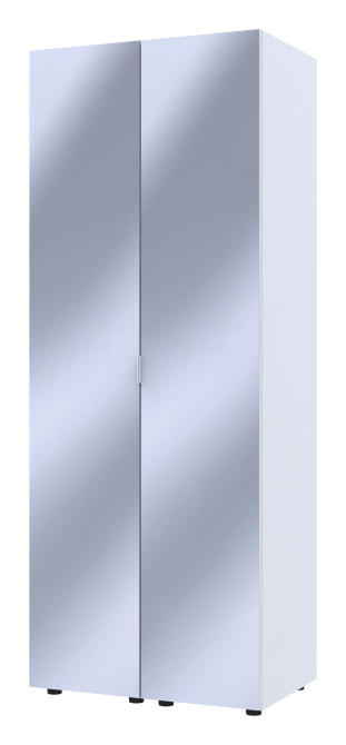 Комплект пеналов для одежды Doros Гелар (2 шт.) 78х49,5х203,4 см 2 Зеркала/Белый (DRS-011123) Львов - изображение 3